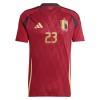 Camiseta de fútbol Bélgica Batshuayi 23 Primera Equipación Euro 2024 - Hombre